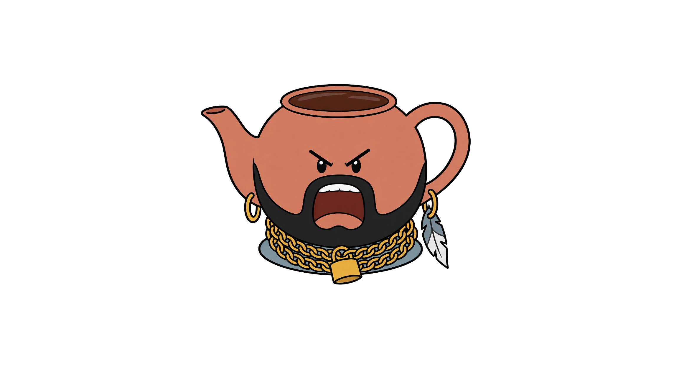 Mr. Tea shouting