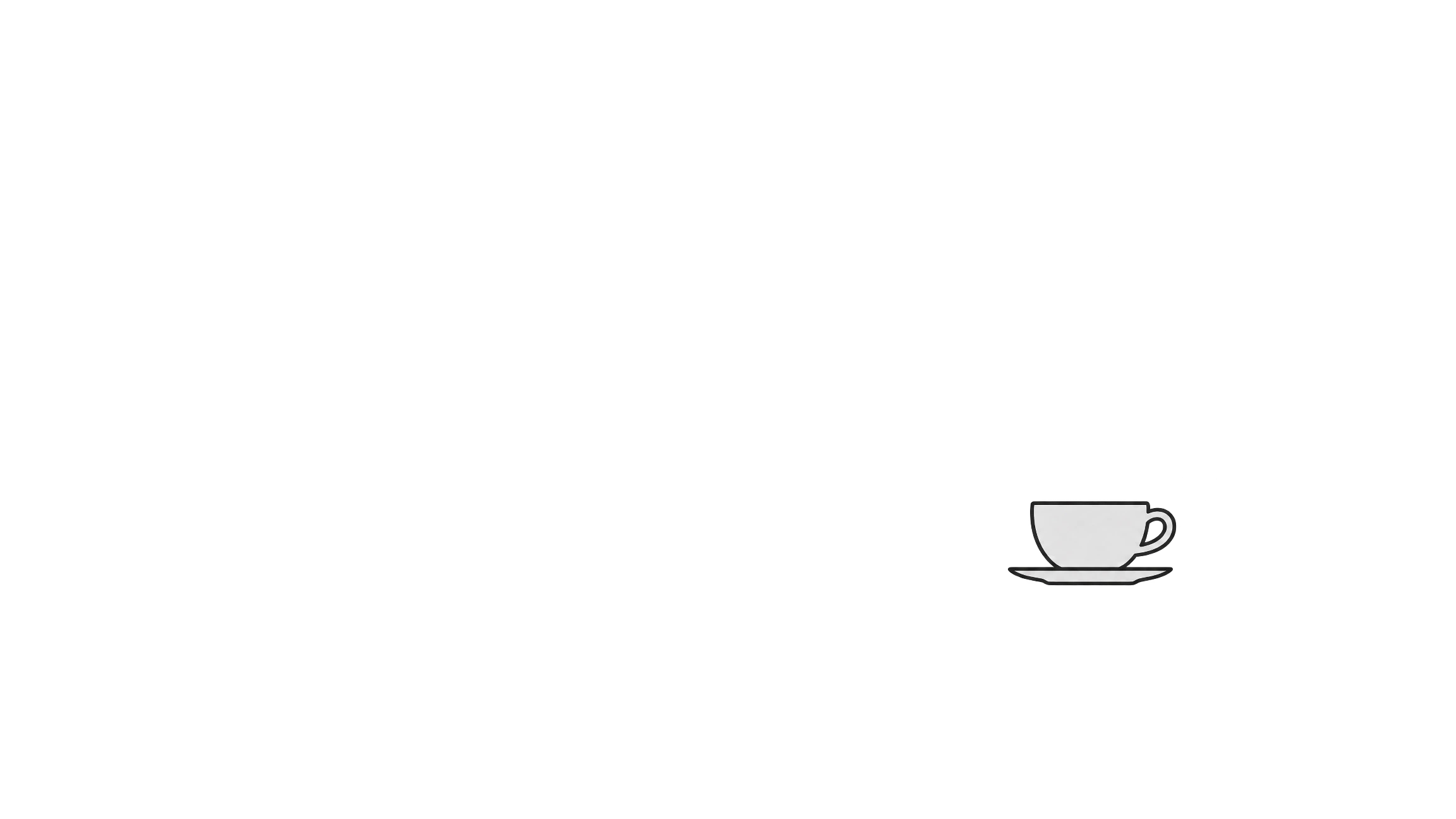 empty teacup